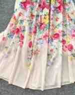 France Elegant Vintage Palace Evening Dress - Image 6