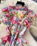 France Elegant Vintage Palace Evening Dress - Image 3