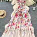 France Elegant Vintage Palace Evening Dress