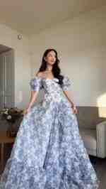 ✨ Organza Premium Western Dress (Inner Included) ✨ - W15