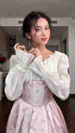 Silk & Soft Georgette Western Gown - W14 - Image 3