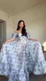 ✨ Organza Premium Western Dress (Inner Included) ✨ - W15 - Image 2